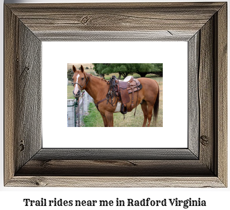 trail rides near me in Radford, Virginia